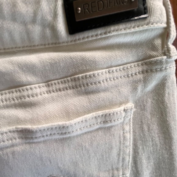 NWOT RED Jeans NYC White Skinny Jeans - Picture 7 of 12